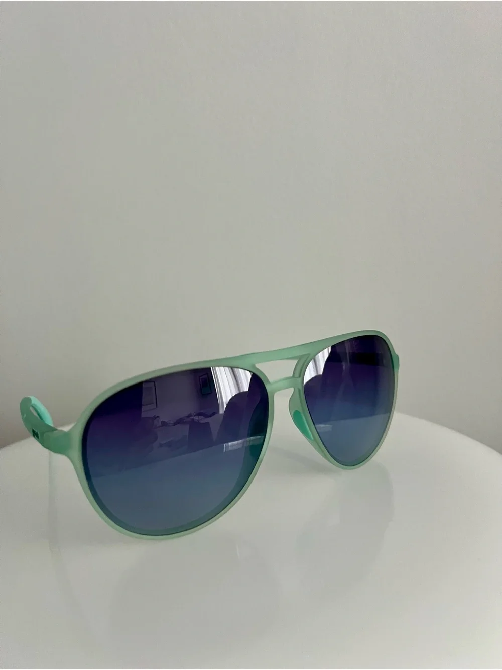 NWT goodr Mint Green Polarized Sunglasses | UV400 Lightweight Performance Shades